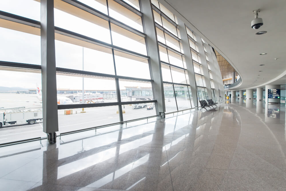 Estrutura metálica para aeroportos